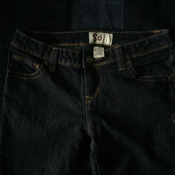 SO Dark Wash Skinny Jeans 3 - Picture 4 of 6